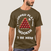 I stopped playing snooker to be here funny snooker