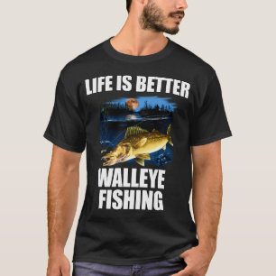 I stress when I don't fish enough fishing puns T-Shirt
