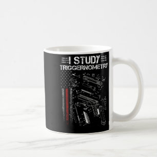 I Study Triggernometry Gun Veteran Christmas  Coffee Mug
