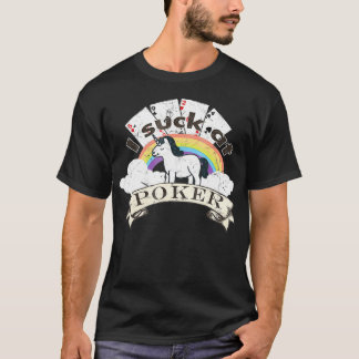 I suck at poker Punishment shirt for lost side bet