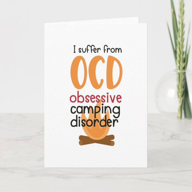i suffer from OCD Card (Front)