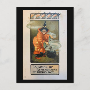 I Summon Up Remembrance of Things Past Vintage Postcard