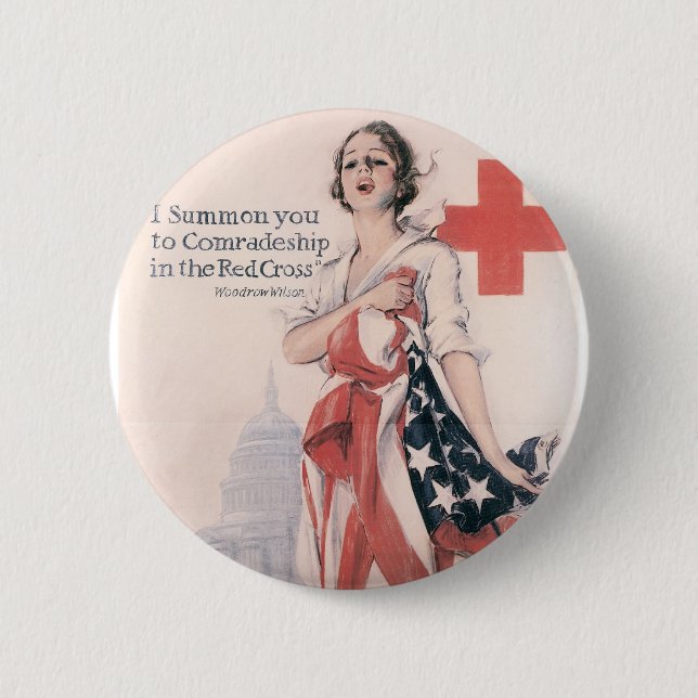 I Summon You To Comradeship 6 Cm Round Badge (Front)