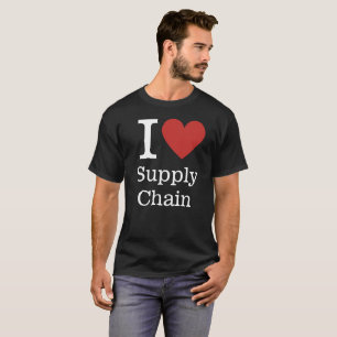 I ❤️Supply Chain for Employees CUSTOM Men's T-Shirt