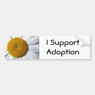 I Support Adoption bumper sticker