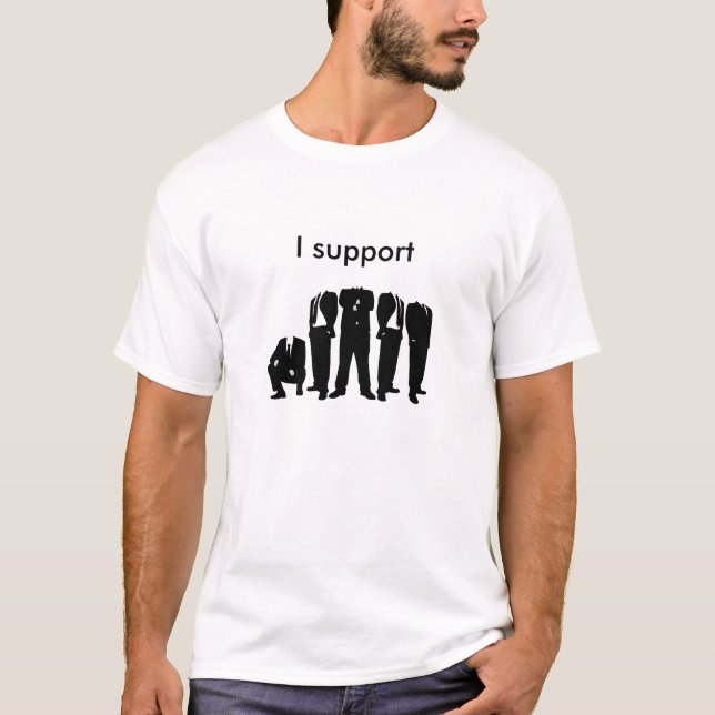 I support Anonymous T-Shirt (Front)