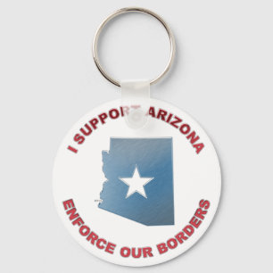 I Support Arizona Key Ring