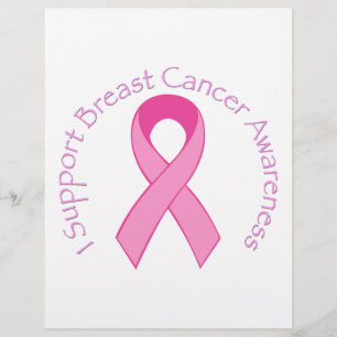I Support Breast Cancer Awareness Flyer