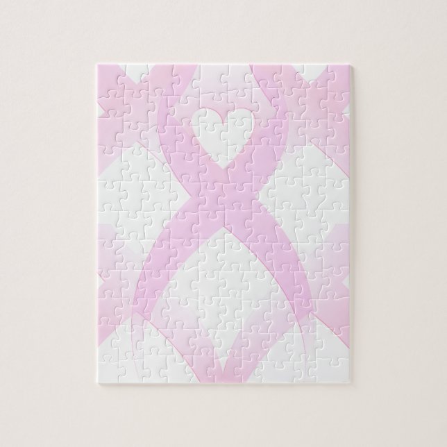 I Support,Breast Cancer Awareness_ Jigsaw Puzzle (Vertical)