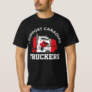 I support Canadian Truckers T-Shirt