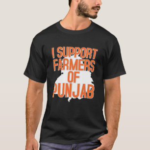 I Support Farmers Of Punjab India Kisan Rally T-Shirt