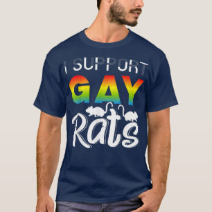 I Support Gay Rats Wedding Pride Celebration LGBT T-Shirt