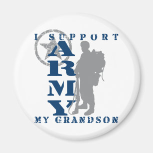 I Support Grandson 2 - ARMY Magnet