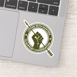 I Support Hunters and Hunting Sticker