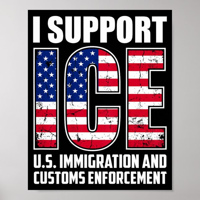 I support ice  poster (Front)