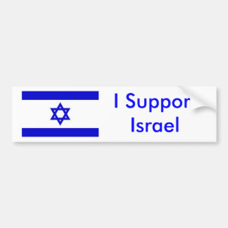 I Support Israel Bumper Sticker