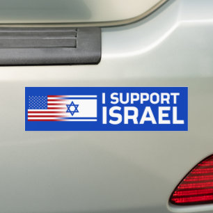 I Support Israel Bumper Sticker