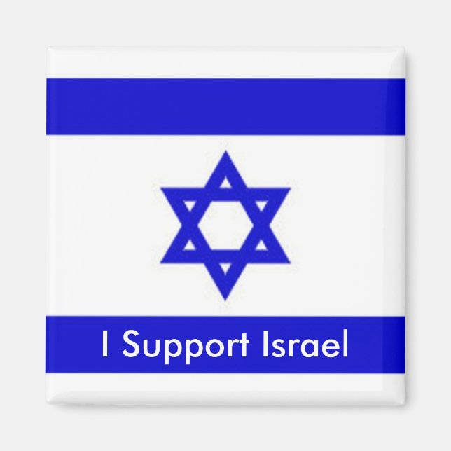 I Support Israel Magnet (Front)