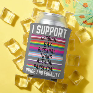 I Support Lesbian Gay Bisexual Trans Asexual Panse Can Cooler