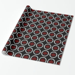I Support My MMA Fighter Wrapping Paper