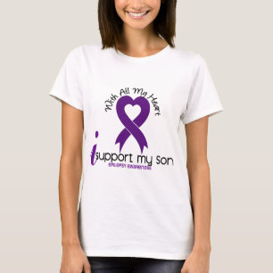 I Support My Son Epilepsy T-Shirt