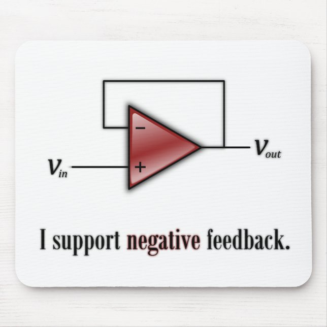 I Support Negative Feedback Mouse Mat (Front)
