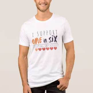 I Support One in Six_BFA colour Tri-Blend Shirt