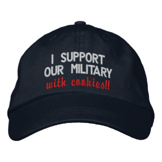 I support our military with cookies!! Darker Hats