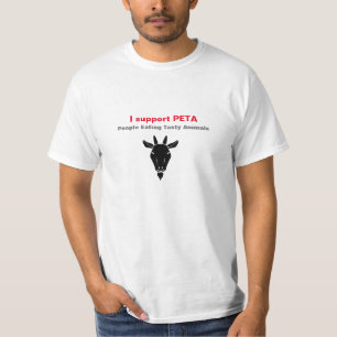 I Support PETA t-shirt print