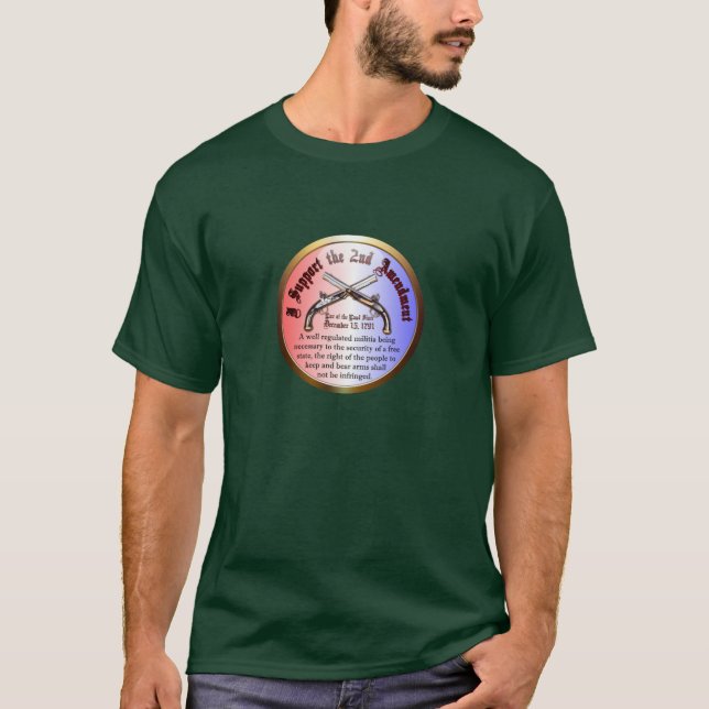 I Support the 2nd Amendment T-Shirt (Front)