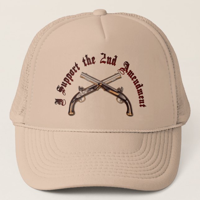I Support the 2nd Amendment Trucker Hat (Front)