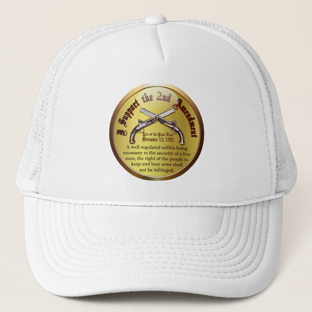 I Support the 2nd Amendment Trucker Hat (Front)
