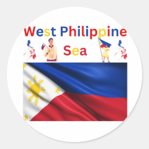 I Support the Philippines in West Philippine Sea Classic Round Sticker