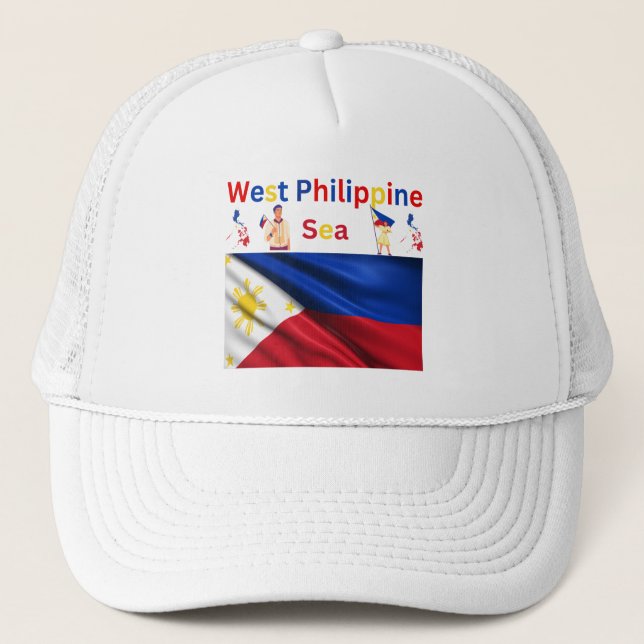 I Support the Philippines in West Philippine Sea Trucker Hat (Front)