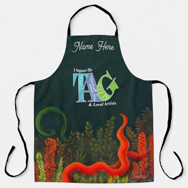 I support the Topeka Art Guild Design Apron (Front)