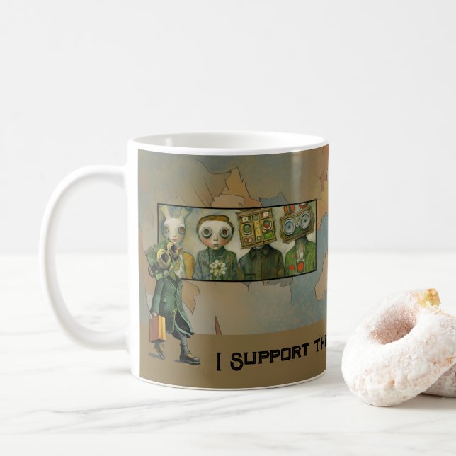 I support the Topeka Art Guild Mug (With Donut)