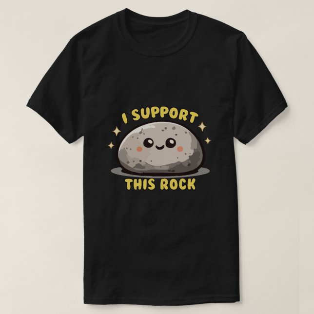I Support This Rock T-Shirt (Design Front)