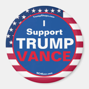 I Support TRUMP VANCE Refrigerator Magnet