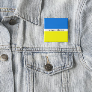 I support Ukraine Pinback Button