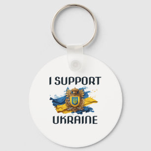 I Support Ukraine Stand For Ukrainian Russia Peace Key Ring
