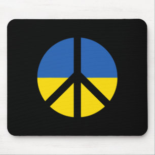I Support Ukraine Stand With Ukraine Ukrainian Fla Mouse Mat
