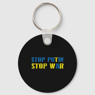 I Support Ukraine Stop Putin Stop War  Key Ring