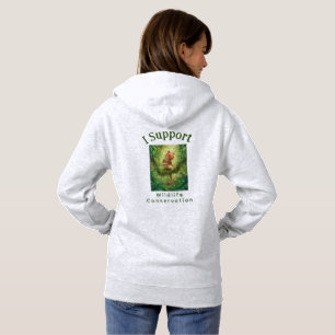 I Support Wildlife Conservation/Women's Sweatshirt