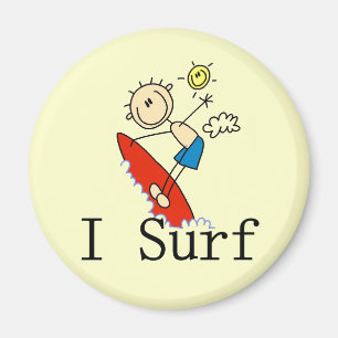 I Surf T-shirts and Gifts Magnet