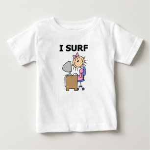 I Surf the Web Baby T-Shirt