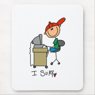 I Surf the Web Mouse Mat