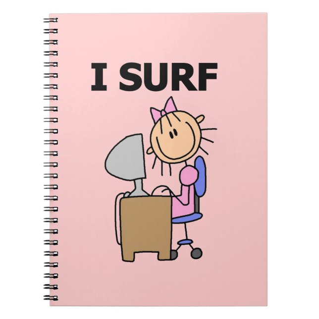 I Surf the Web Notebook (Front)