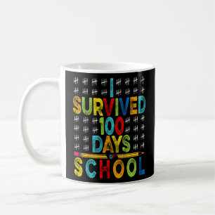 I Survived 100 Days Of School 100th Day Of School Coffee Mug