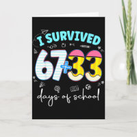 I Survived 100 Days Of School Funny Teacher Kids