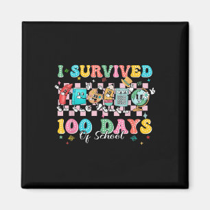 I Survived 100 Days Of School Happy 100th Day Of S Magnet